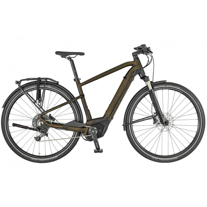 Электровелосипед SCOTT Silence eRide 20 Men (коричневый) (2019)