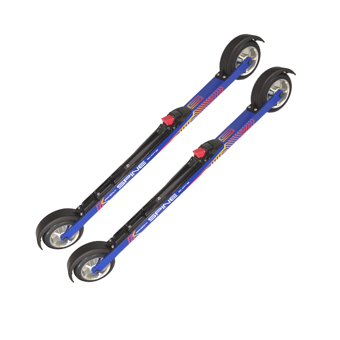 Лыжероллеры с креплениями SPINE Коньковые Concept Skate (615/78A_5/100х24) (синий)