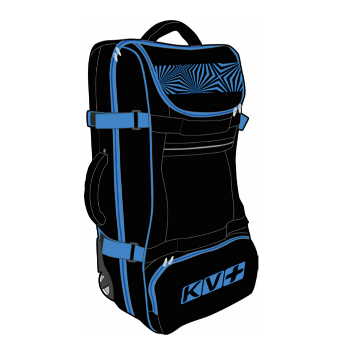 Сумка дорожная, на колесах KV+ (21D12.12) Big trolley bag (120 L) (черный/синий)