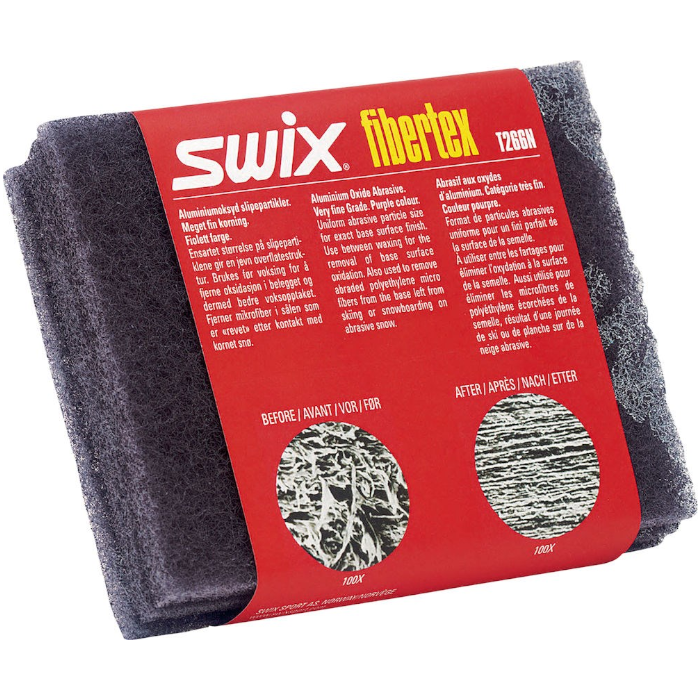 Фибертекс SWIX (T0266N) (крупный абразив, фиолетовый, 3 листа 110x150 мм.)