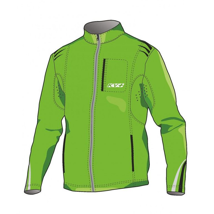 Одежда для бега KV+ Куртка разминочная AGILE (3S01.7) (зеленый)