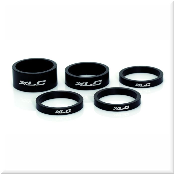 Рулевые XLC A-Head Spacer-Set 3x5, 1x10, 1x15, 1 1/8" dull-black