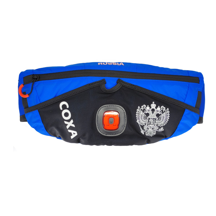 Подсумок с гидратором COXA (NR 555) WR1 Russia (черный/синий)