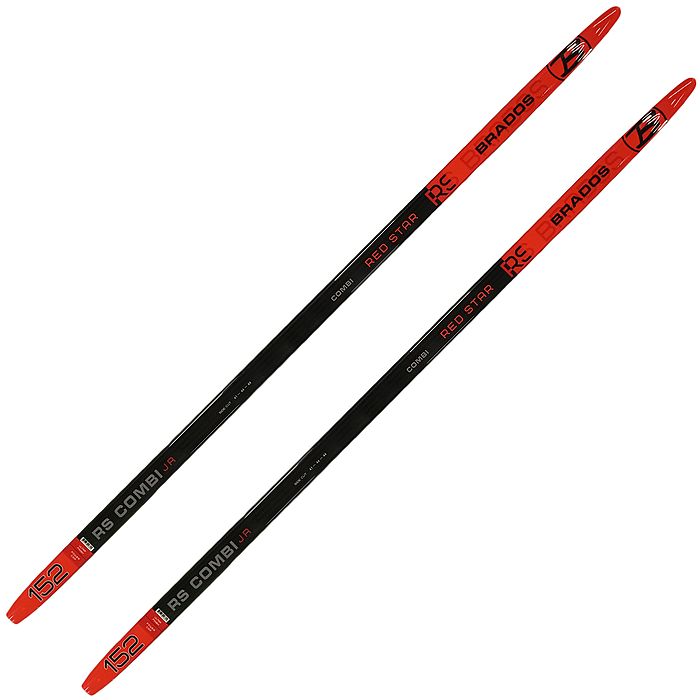 Лыжи беговые BRADOS RS Combi Jr. (красный)