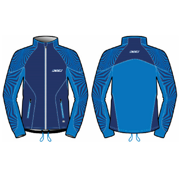 Куртка разминочная KV+ Lahti (pro-wind-tech fabric) (синий/голубой)