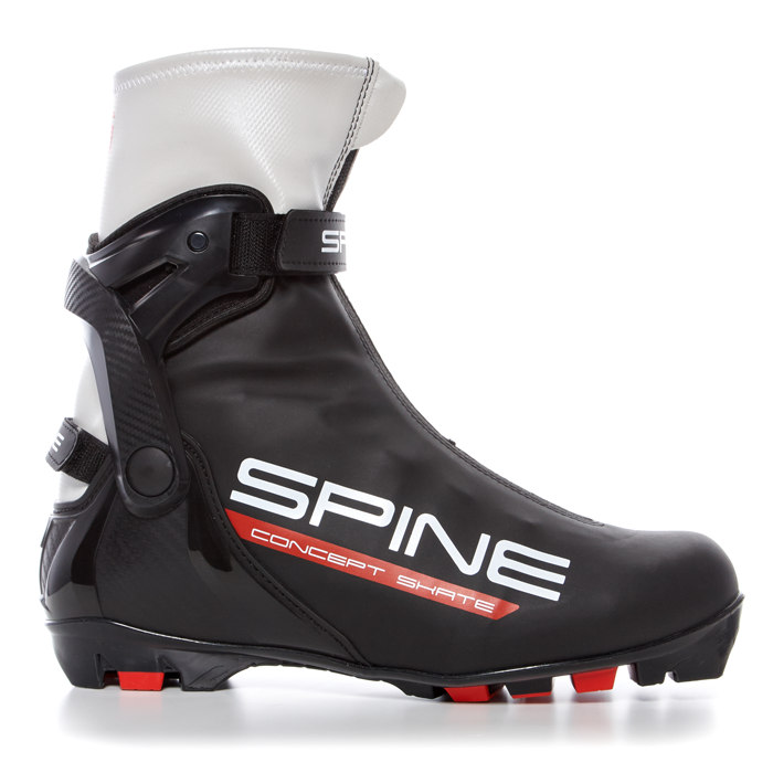 Лыжные ботинки SPINE NNN Concept Skate (296-22) (черный/красный)