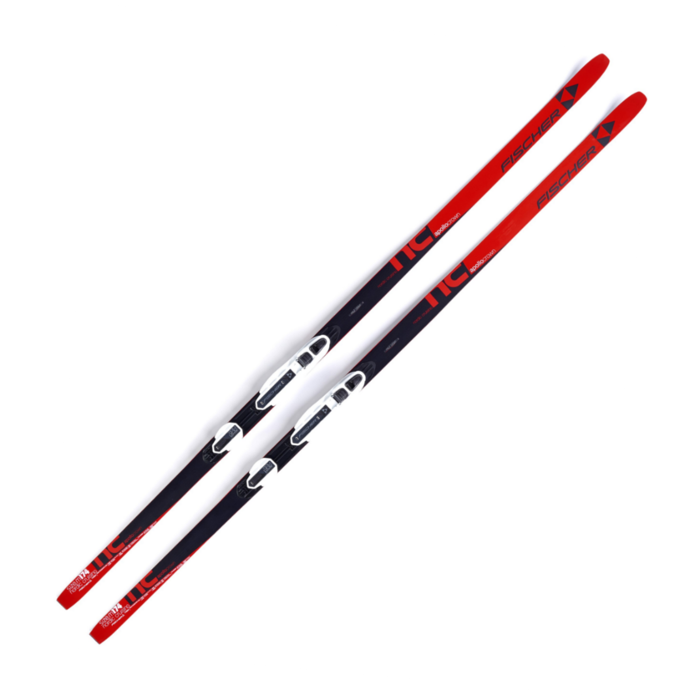 Лыжи беговые FISCHER Apollo Step NIS (красный/черный)