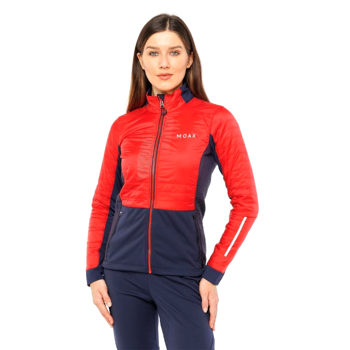 Куртка разминочная женская MOAX Tauri PRO Hybrid (красный)