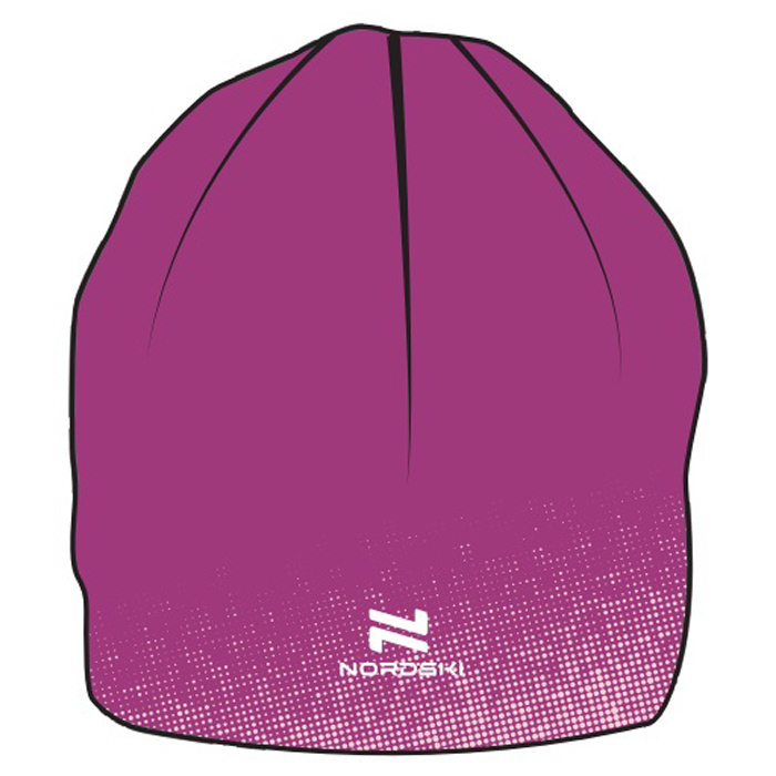 Шапка гоночная NORDSKI Pro (фиолетовый/белый)