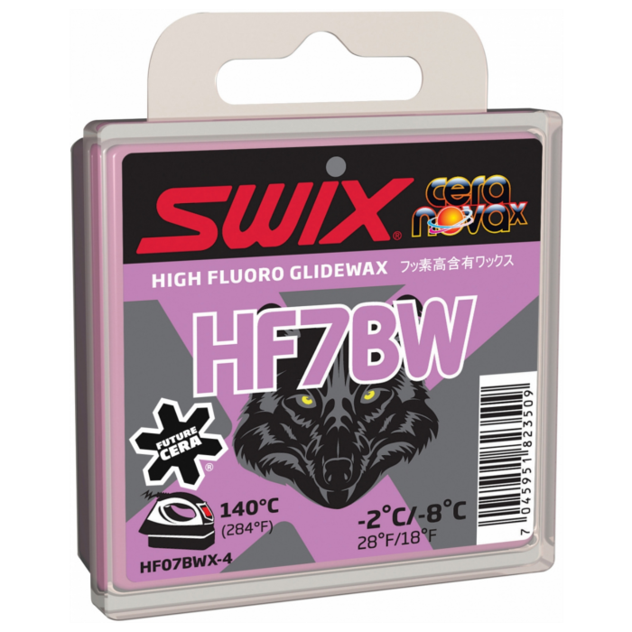 Парафин высокофтористый SWIX HF7BWX Black (-2°С -8°С) 40 г.