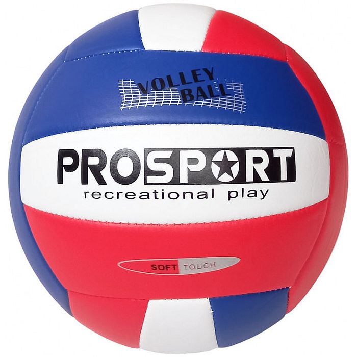 Мяч волейбольный SPORTEX (PU 2.7, 235 гр., маш. сш.) (синий/красный)