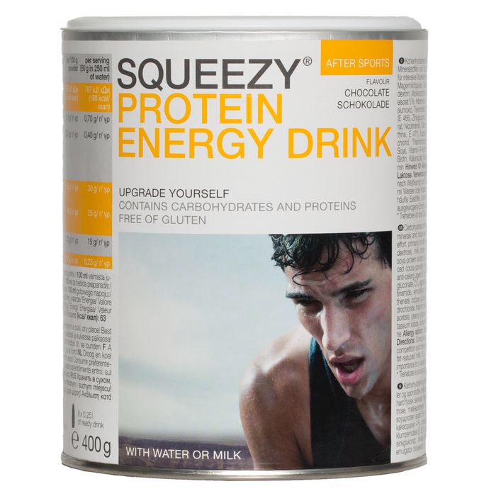Изотоник SQUEEZY Protein Energy Drink (Шоколад) 400 гр.