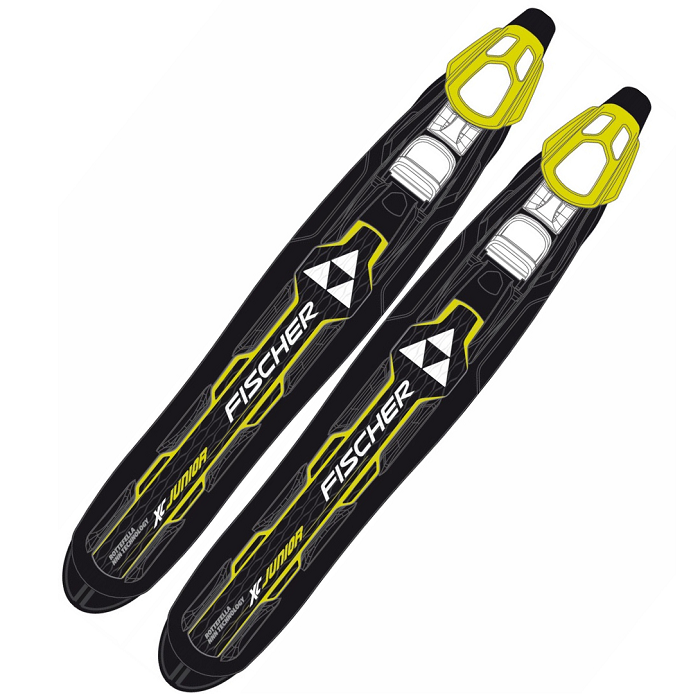 Лыжные крепления FISCHER NNN (NIS) XC Jr. (черно/желтый)