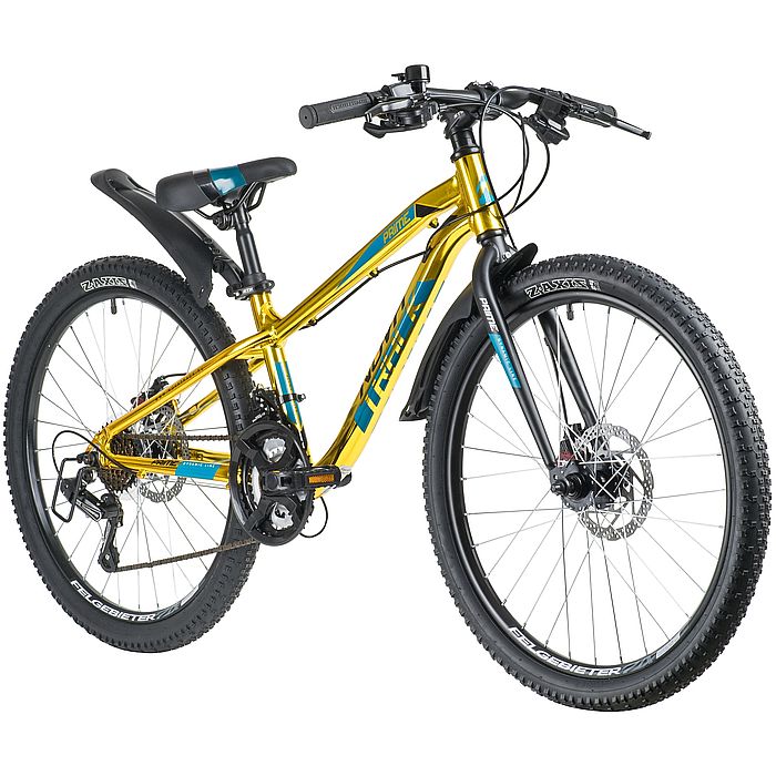 Велосипед NOVATRACK Prime 24&quot; Al, M-Disk Brake, 18-Speed (желтый) (2020)