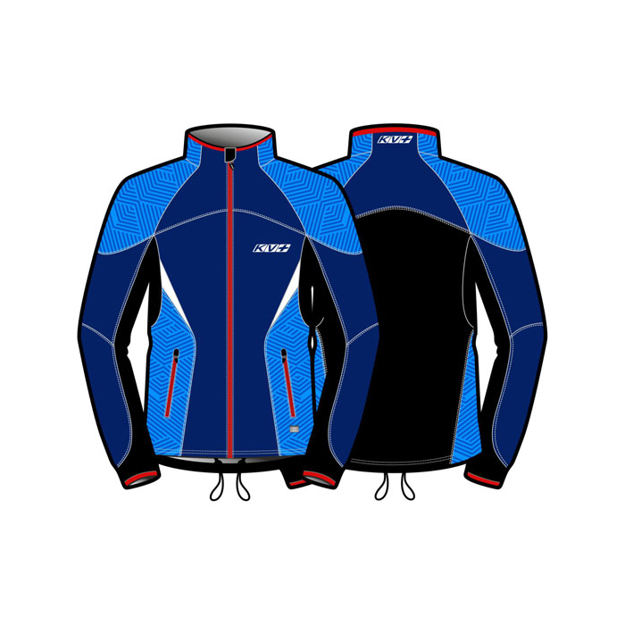 Куртка разминочная KV+ Lahti Jacket Unisex (синий/черный)