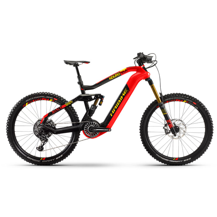 Электровелосипед HAIBIKE Xduro Nduro 10.0 (черный/красный) (2020)