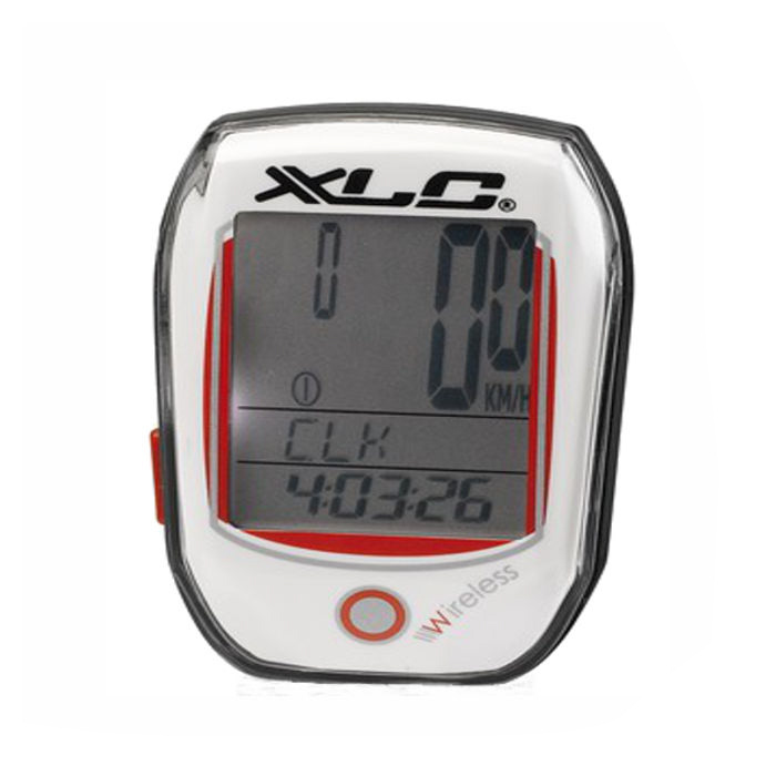 Велокомпьютер XLC Bike Computer 25 function BV-W03 white, cadence