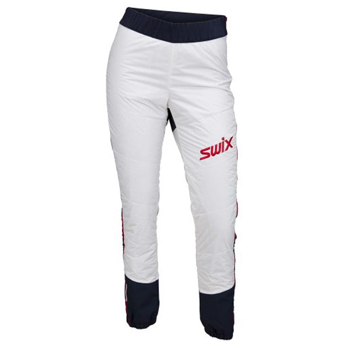 Брюки разминочные женские SWIX Surmount Primaloft (белый)