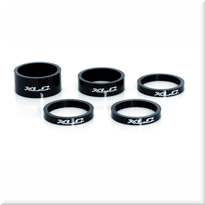 Рулевые XLC A-Head Spacer-Set 3x5, 1x10, 1x15, 1 1/8" carbon