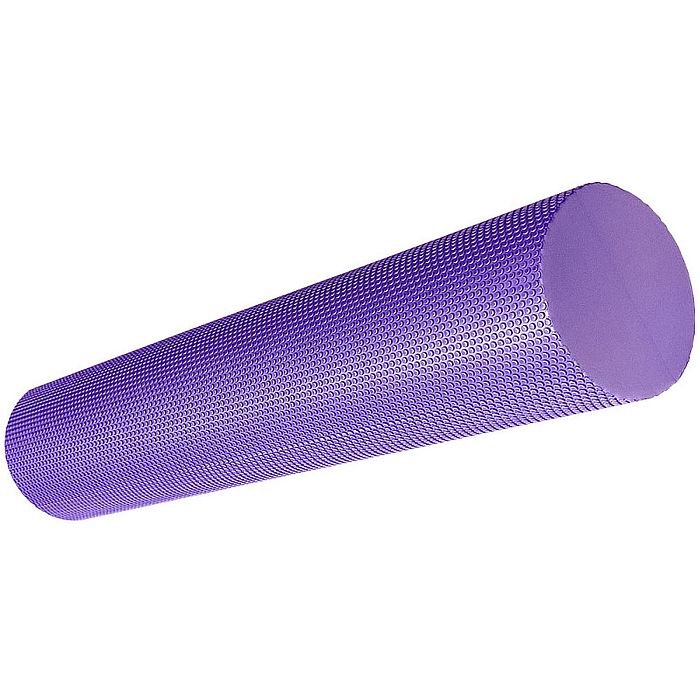 Ролик для йоги SPORTEX Профи 60х15 см, полумягкий (ЭВА) (фиолетовый)