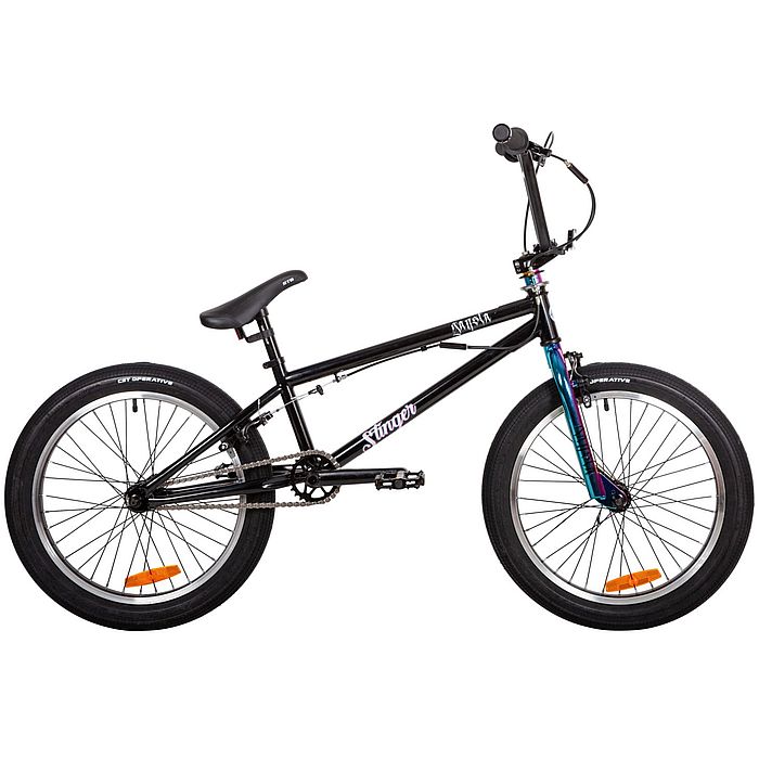 Велосипед STINGER Gansta BMX 20&quot; (черный/бирюзовый) (2021)