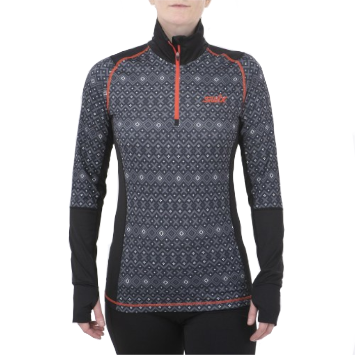 Свитер женский SWIX Myrene (черный/серый)