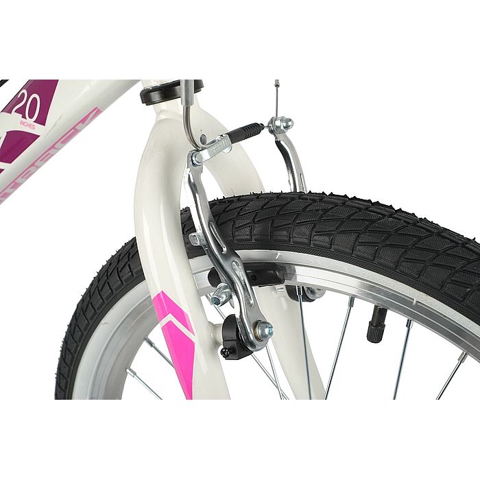 Велосипед NOVATRACK Alice 20&quot;, Steel, V-Brake, 6-Speed (белый) (2021)