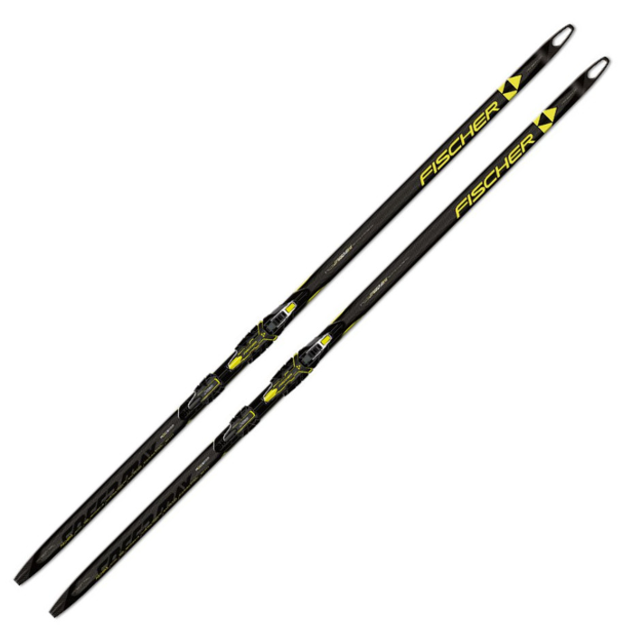 Лыжи беговые FISCHER Speedmax SK C-spеcial NIS Holе (черный/желтый)