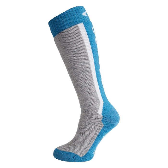 Носки лыжные ULVANG Aktiv knee Jr (голубой/серый)