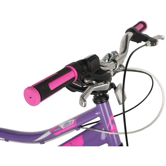 Велосипед NOVATRACK Alice 20&quot;, Steel, V-Brake, 6-Speed (фиолетовый) (2021)