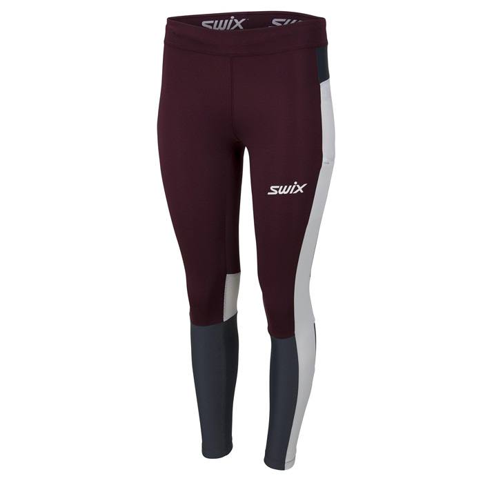 Брюки разминочные женские SWIX Motion Premium (бордовый)