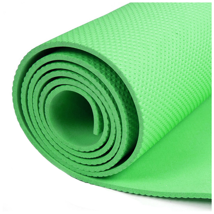 Коврик для йоги SPORTEX (ЭВА, 173х61х1,0 см) (зеленый)