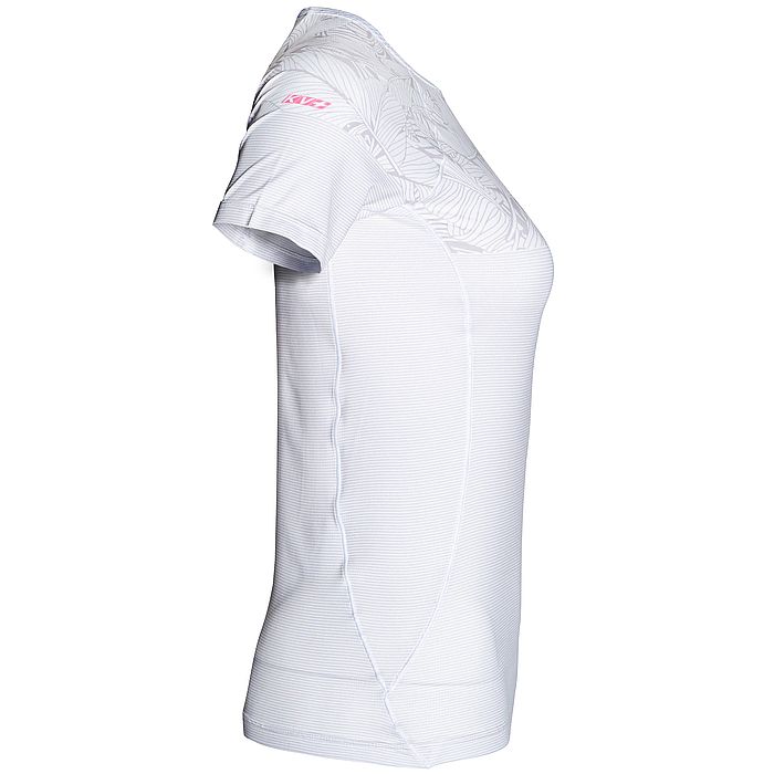Футболка для бега женская KV+ Sprint T-Shirt (белый/серый)