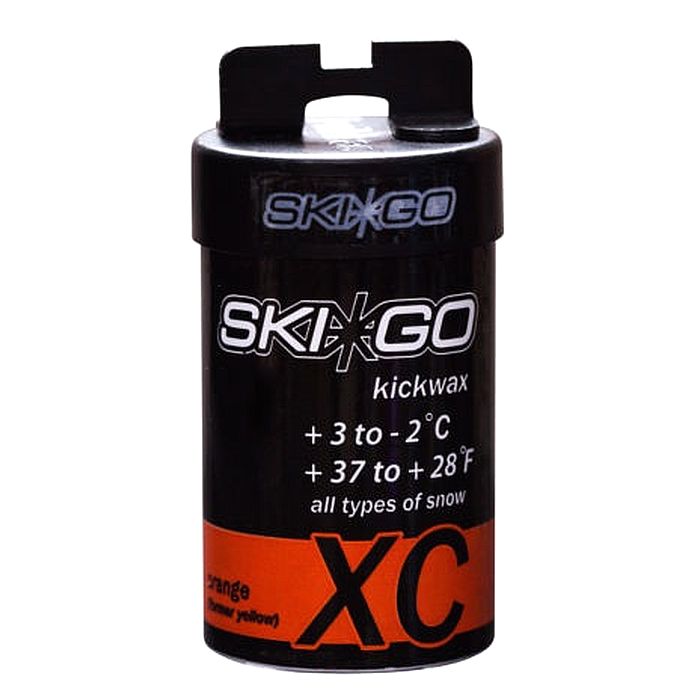 Мазь держания, твердая SKIGO XC Kickwax Orange (+3°С -2°С) 45 г.