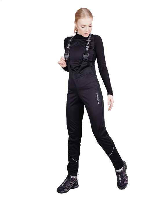 Брюки разминочные женские NORDSKI Active (черный)