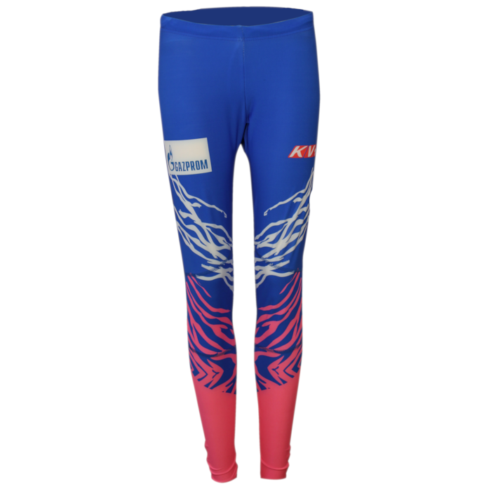 Брюки разминочные женские KV+ Pants Suit Cross Country (синий/розовый)
