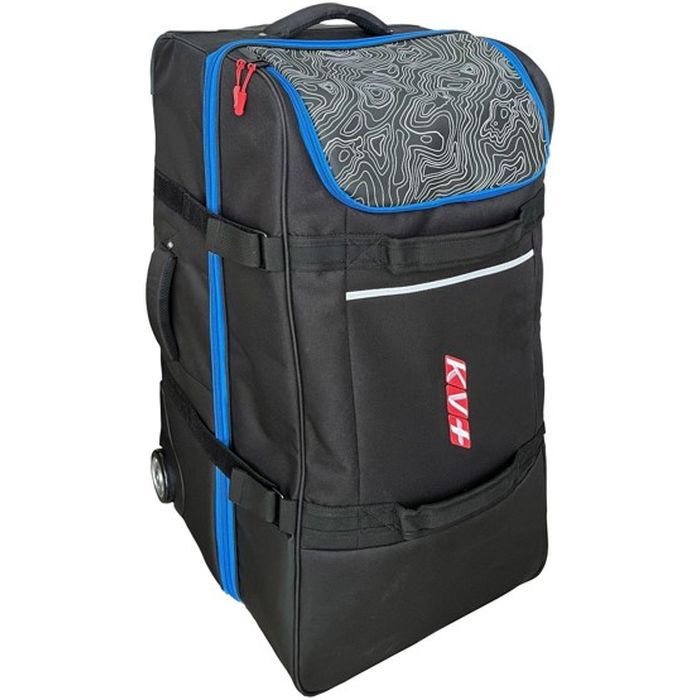 Сумка дорожная, на колесах KV+ (25D12.12) Big trolley bag (120 L) (черный/синий)