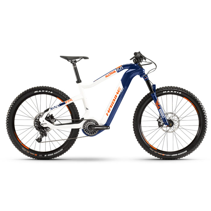 Электровелосипед HAIBIKE Xduro AllTrail 5.0 (т.синий/белый) (2020)