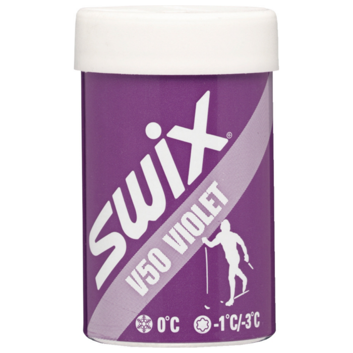 Мазь держания, твердая SWIX V50 Violet (-1°С -3°С) 45 г.