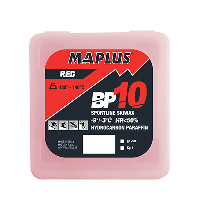 Парафин углеводородный MAPLUS BP10 Red (-9°С -3°С) 250 г.