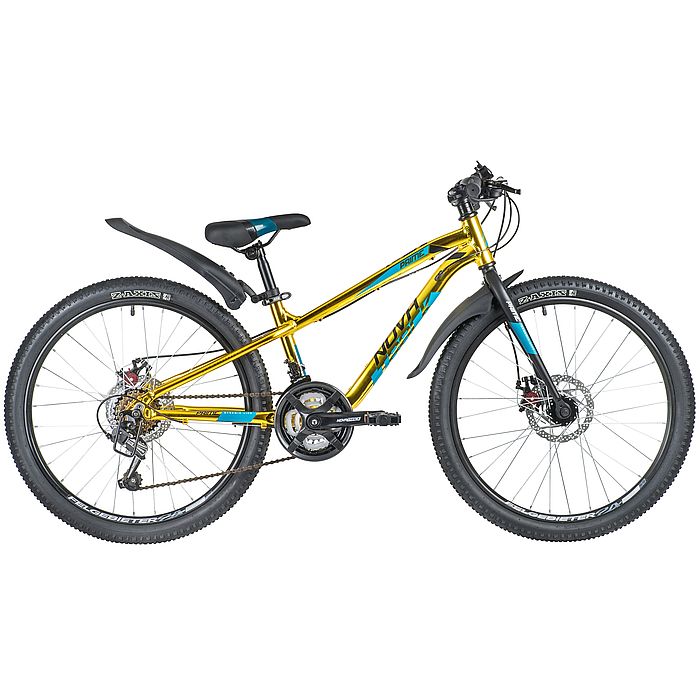 Велосипед NOVATRACK Prime 24" Al, M-Disk Brake, 18-Speed (желтый) (2020)