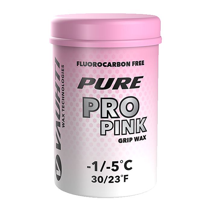 Мазь держания, твердая VAUHTI PURE Pro Pink (-1°С -5°С) 45 г.