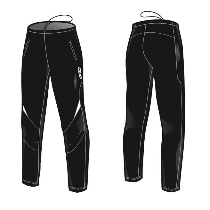 Брюки разминочные KV+ Lahti Warm (pro-wind-tech fabric) (черный)