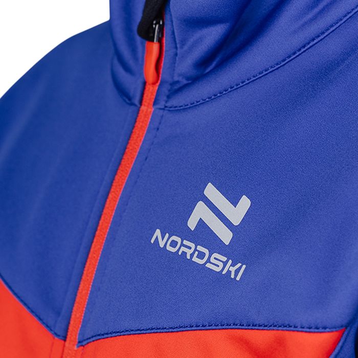 Куртка разминочная Jr. NORDSKI Base (красный/синий)