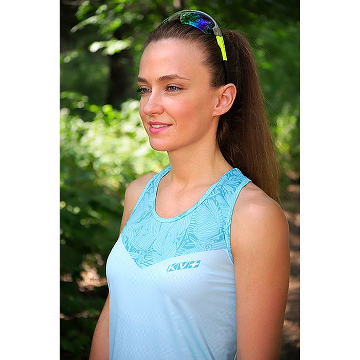 Майка для бега женская KV+ Arena Running Top (бирюзовый)