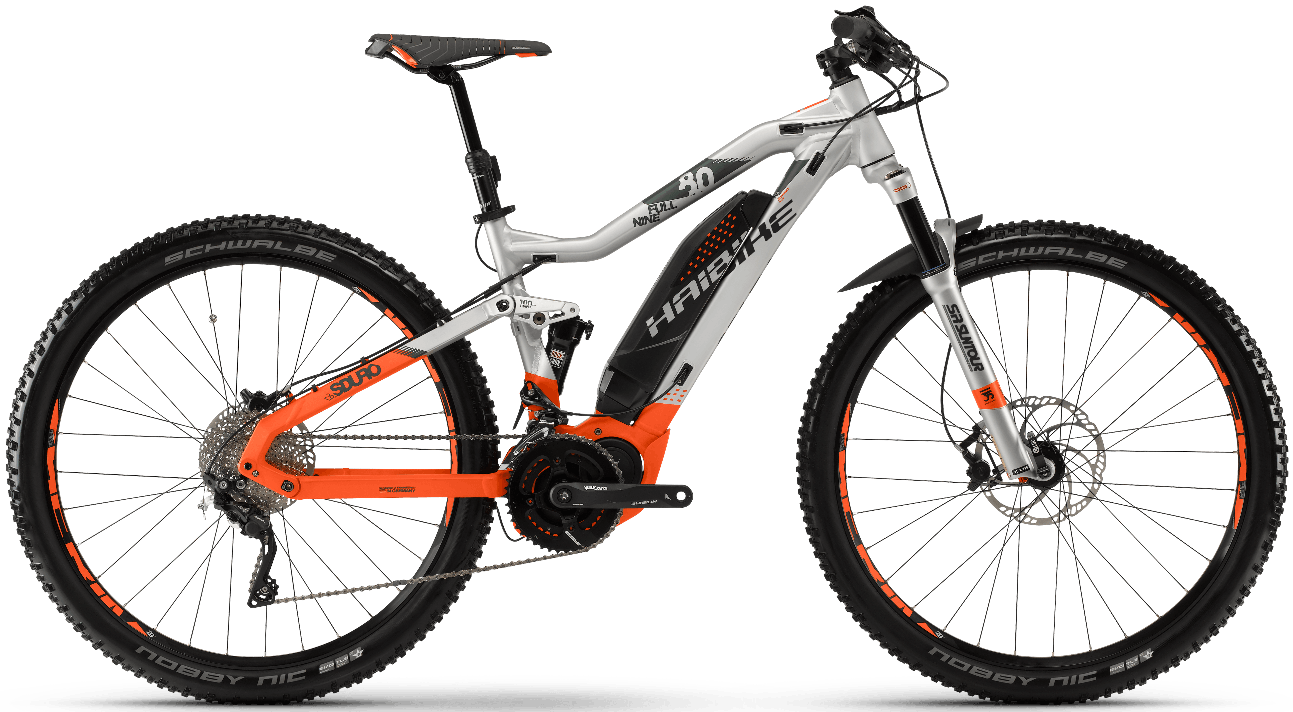 Электровелосипед HAIBIKE Sduro FullNine 8.0 500 Wh. (серый) (2018)