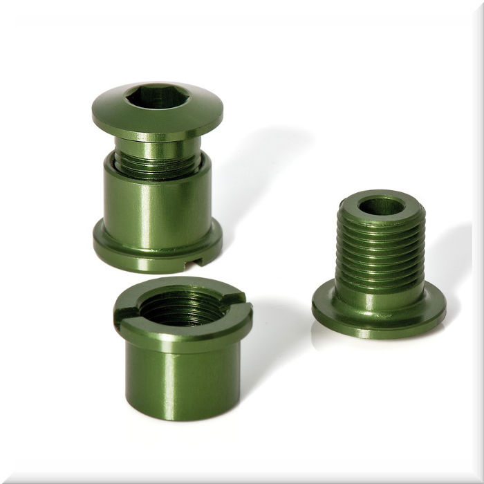 Системы XLC chain ring screw 5 piece set, green