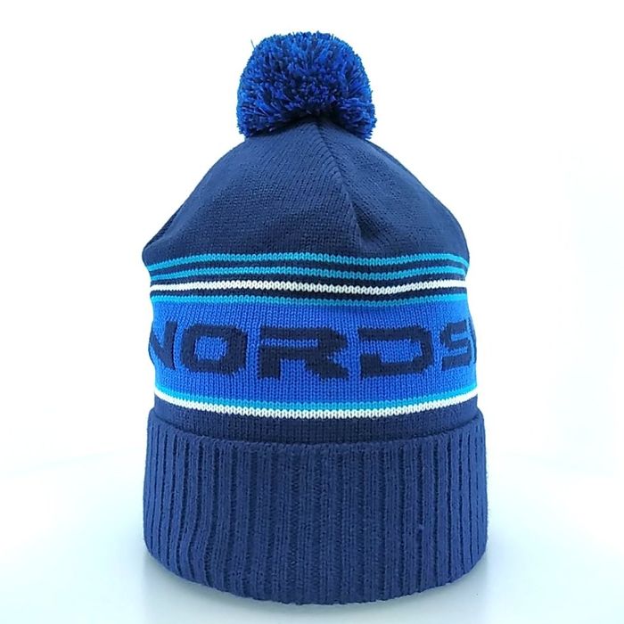 Шапка вязаная NORDSKI Stripe (синий)