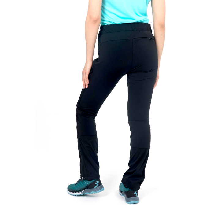 Брюки разминочные женские MOAX Solo Full zip (черный)