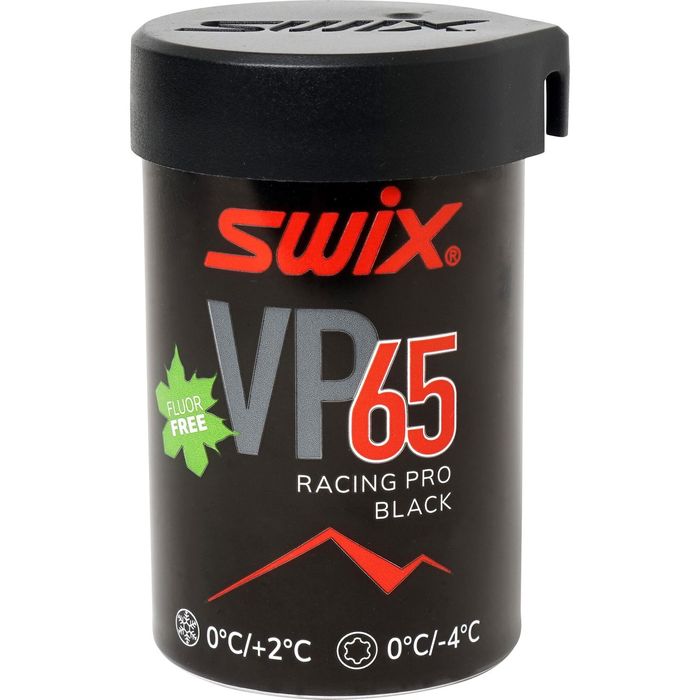 Мазь держания, твердая SWIX VP65 Pro Black/Red (0°С +2°С/0°С -4°С) 45 г.